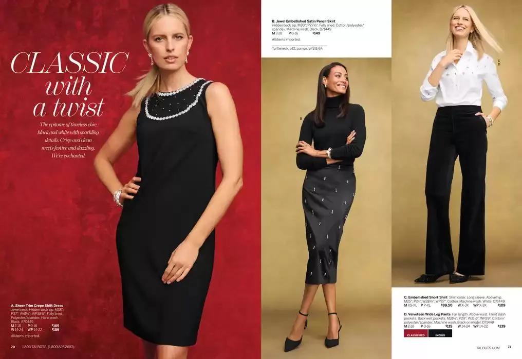 Weekly ad Talbots What’s in a WISH? from November 16 to November 30 2024 - Page 36