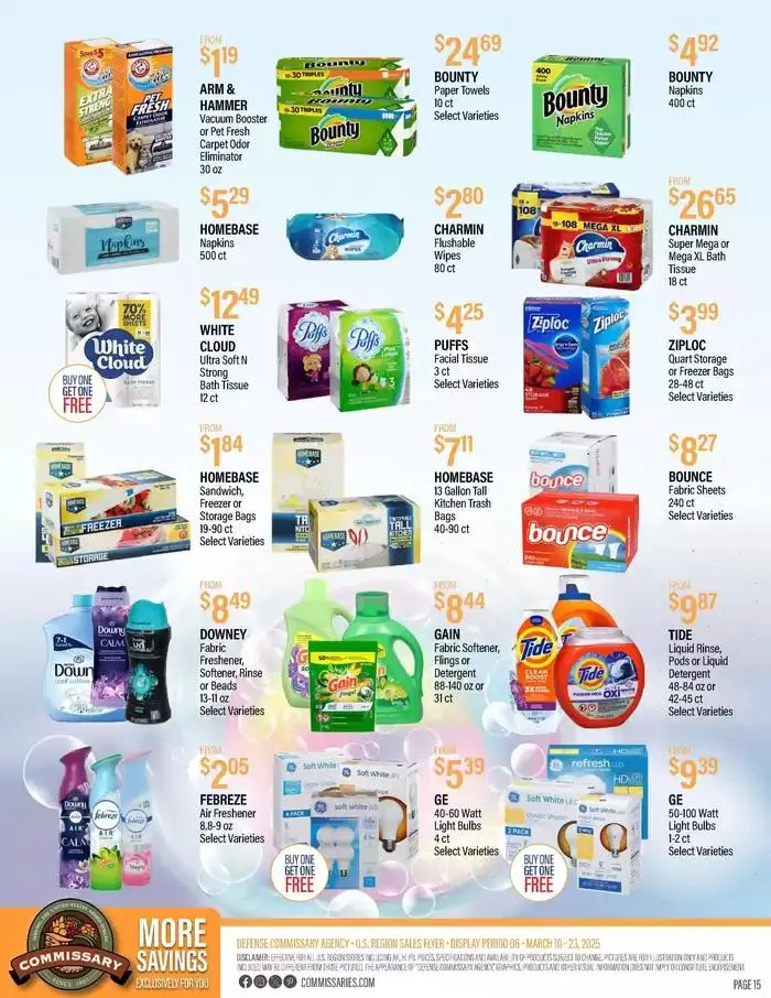 Weekly ad Flyer Commissary from March 10 to March 23 2025 - Page 15