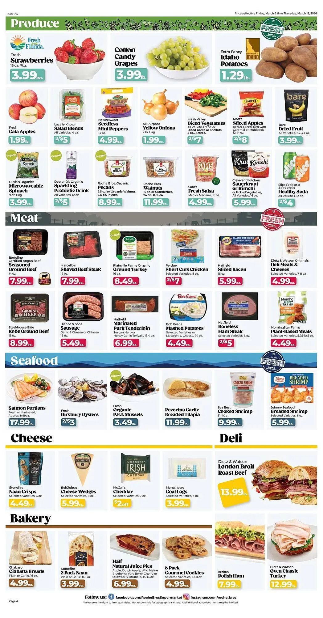Weekly ad Roche Bros weekly ad from March 6 to March 12 2026 - Page 4
