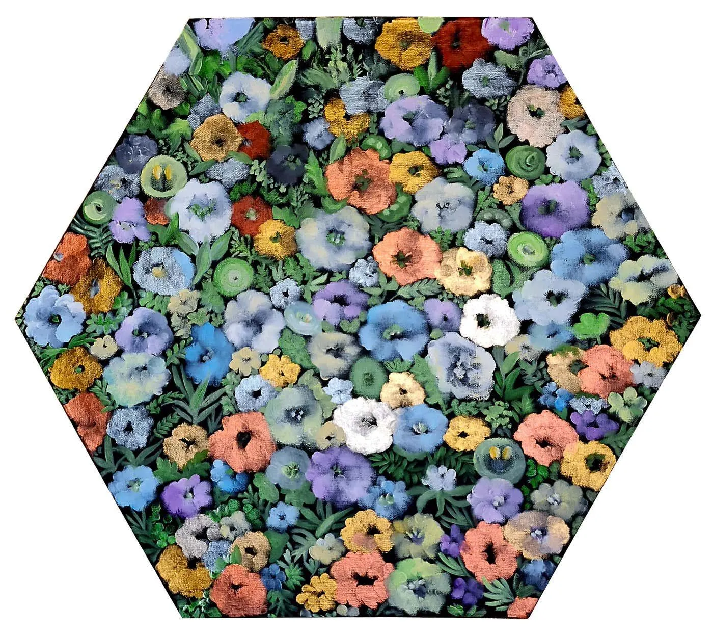 Lilya Volskaya Flower panel"landscape on canvas with oil of Volskya Lilya 2025