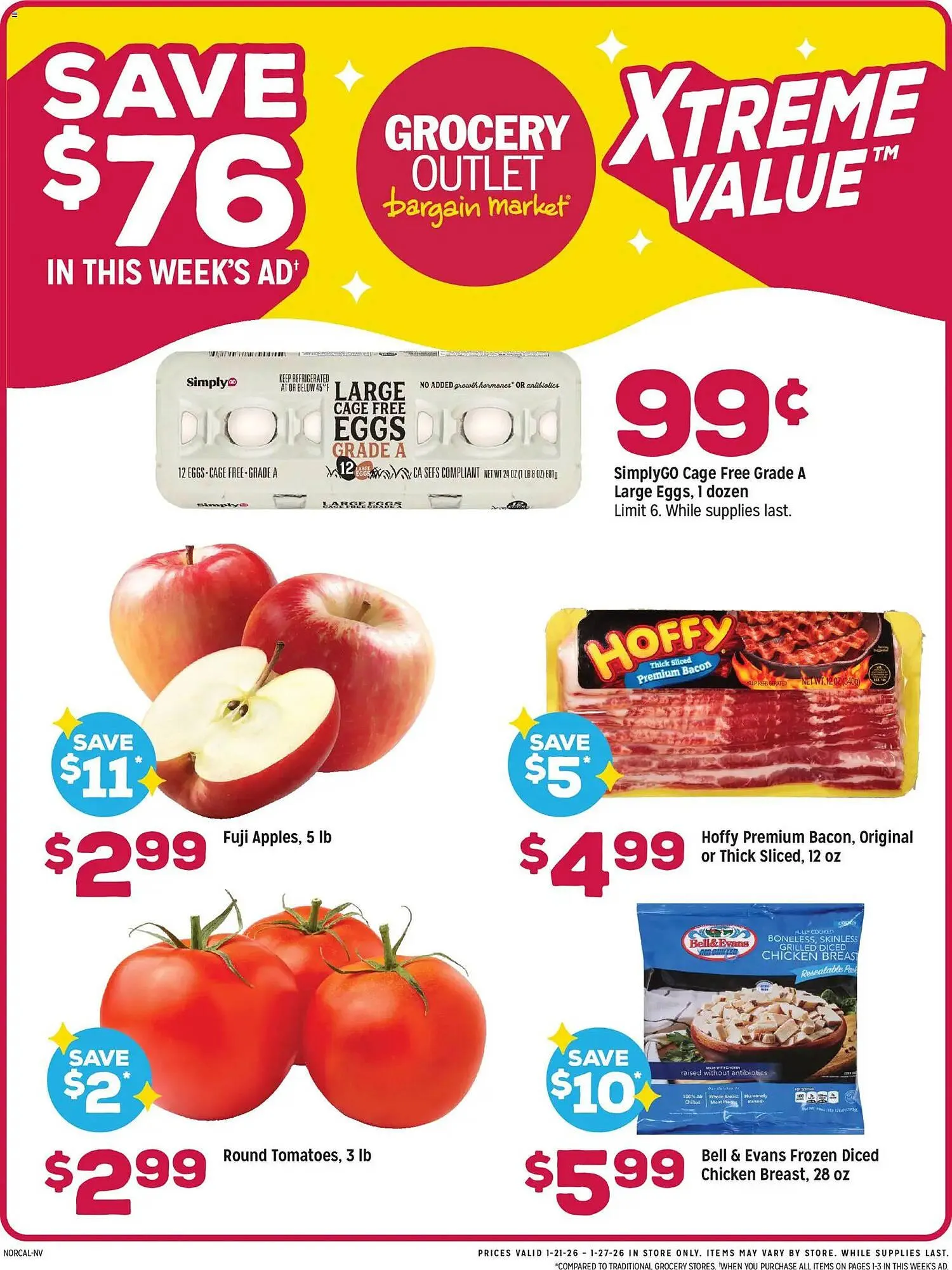 Weekly ad Grocery Outlet weekly ad from January 21 to January 28 2026 - Page 1