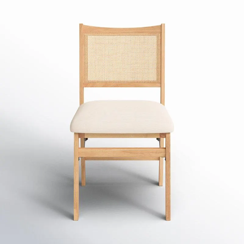 Donner Foldable Cane Back Dining Chair