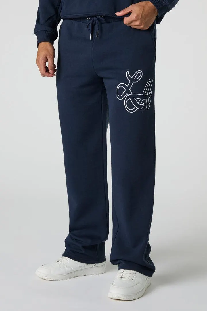 LA Embroidered Fleece Sweatpant
