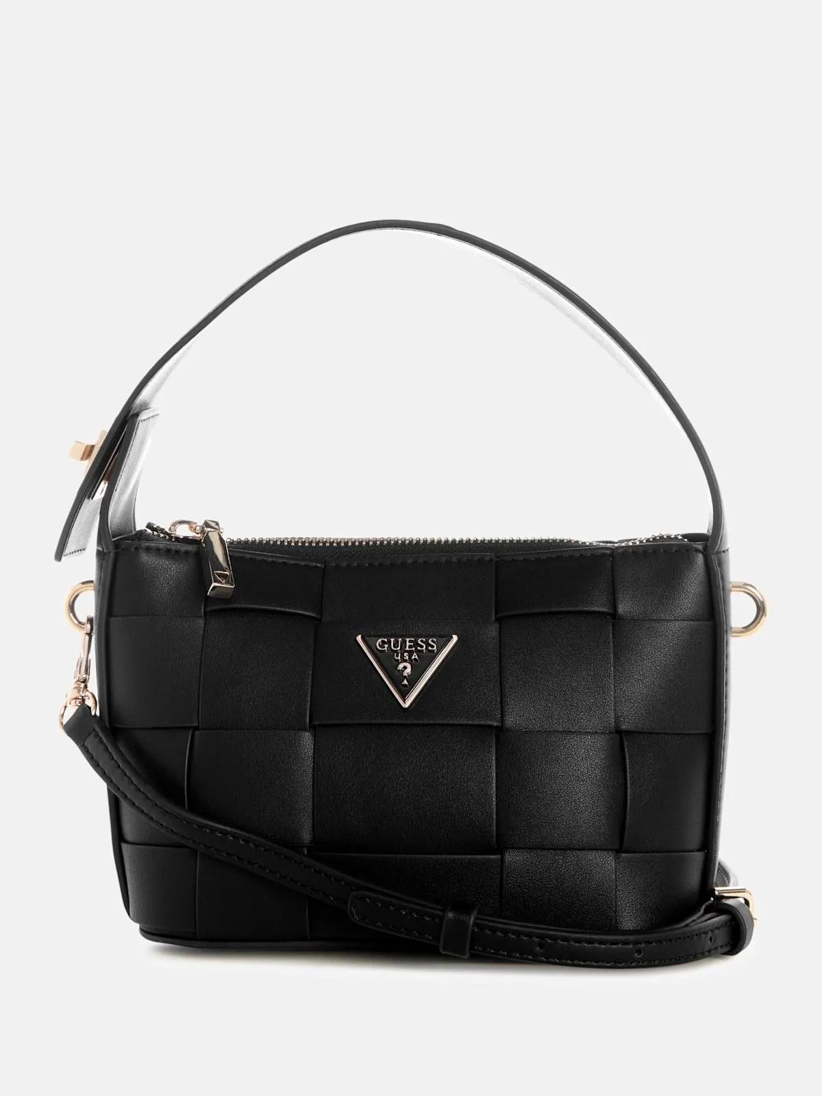 Maylee Woven Mini Hobo Bag