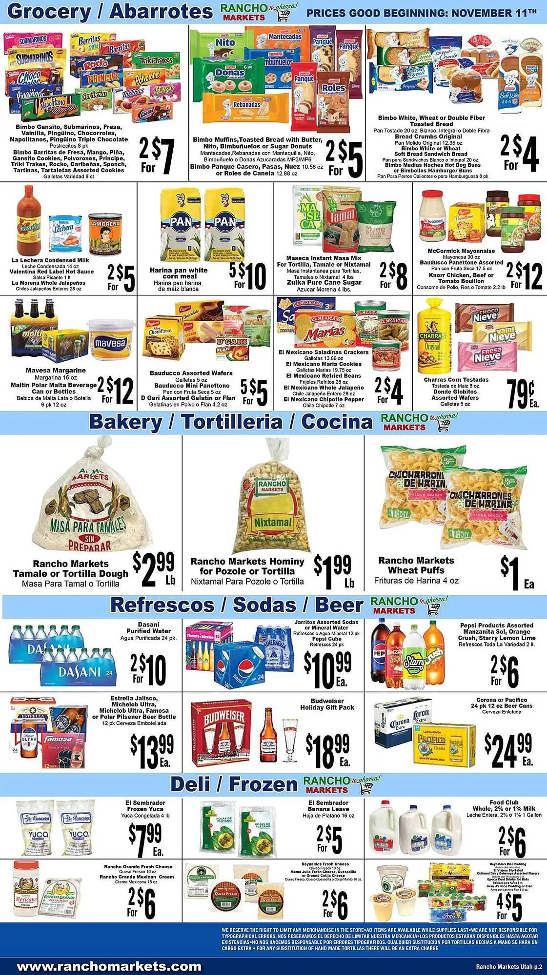 Weekly ad Rancho Markets weekly ad from November 11 to November 17 2025 - Page 2