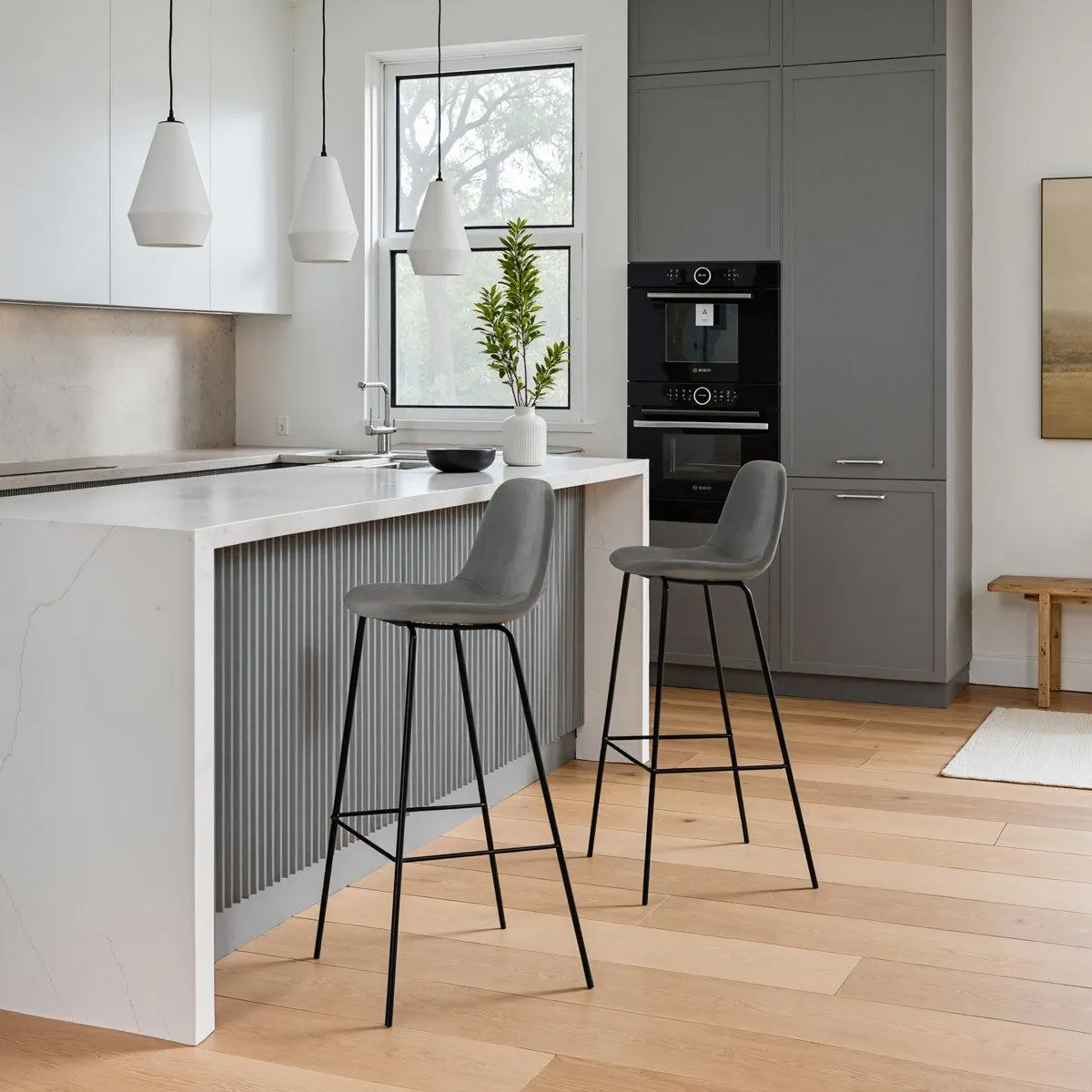 Kody Upholstered Bar & Counter Stool (Set of 2)