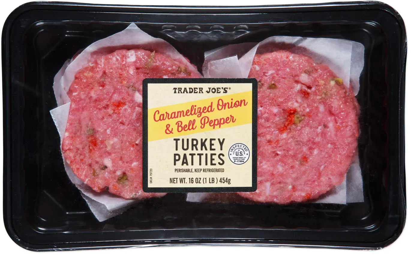 Caramelized Onion & Bell Pepper Turkey Patties