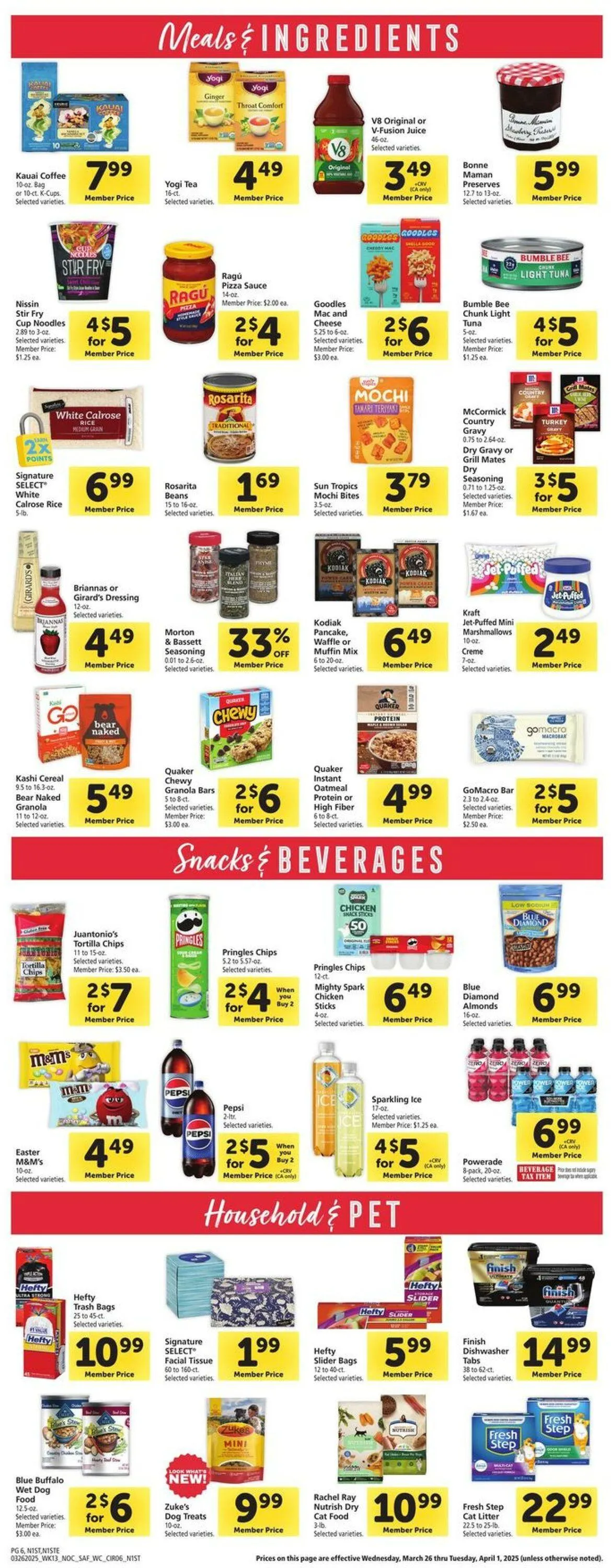 Weekly ad Safeway Current weekly ad from March 26 to April 1 2025 - Page 6