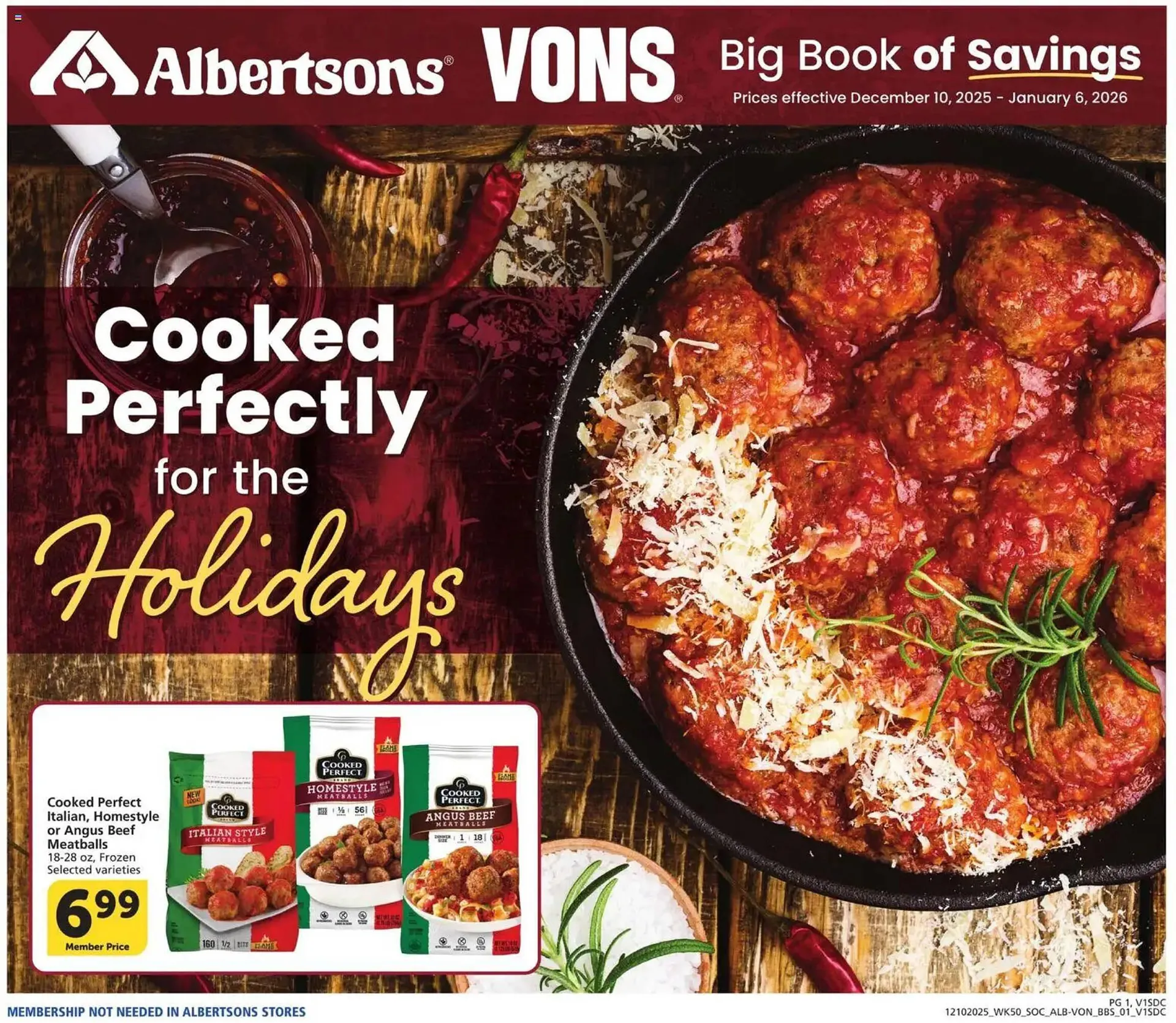Weekly ad Vons weekly ad from December 10 to January 7 2026 - Page 1