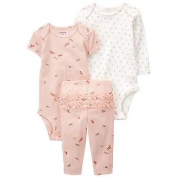 Baby Girl (NB-24M) Carter’s® 3pc. Dragonfly Bodysuit Set
