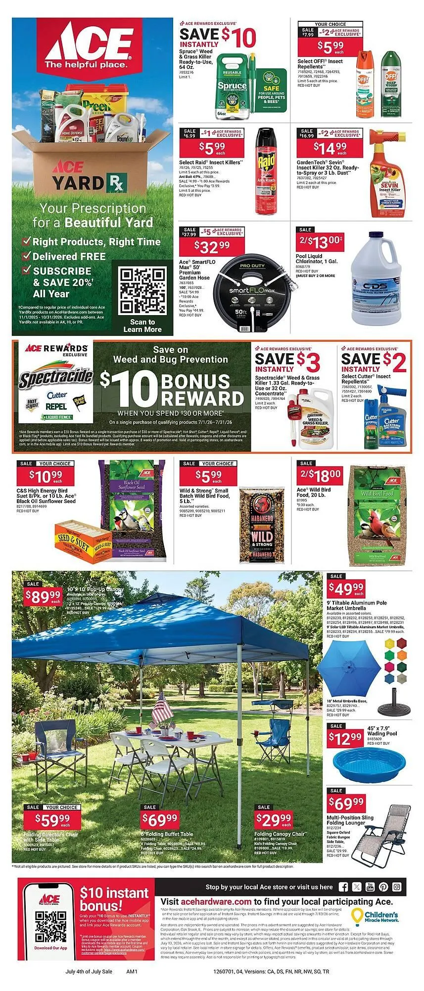 Weekly ad Ace Hardware flyer from July 1 to August 1 2026 - Page 4