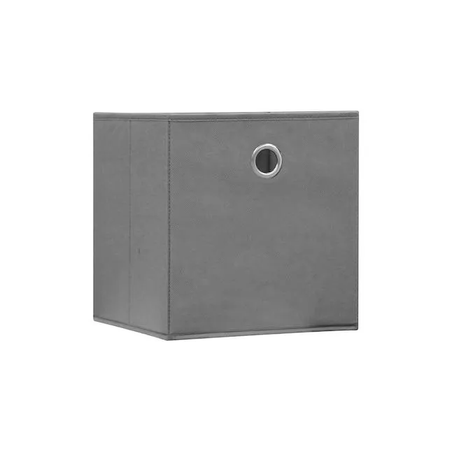 Style Selections ( 10.5-in W x 11-in H x 10.5-in D ) Gray Fabric Collapsible Bin