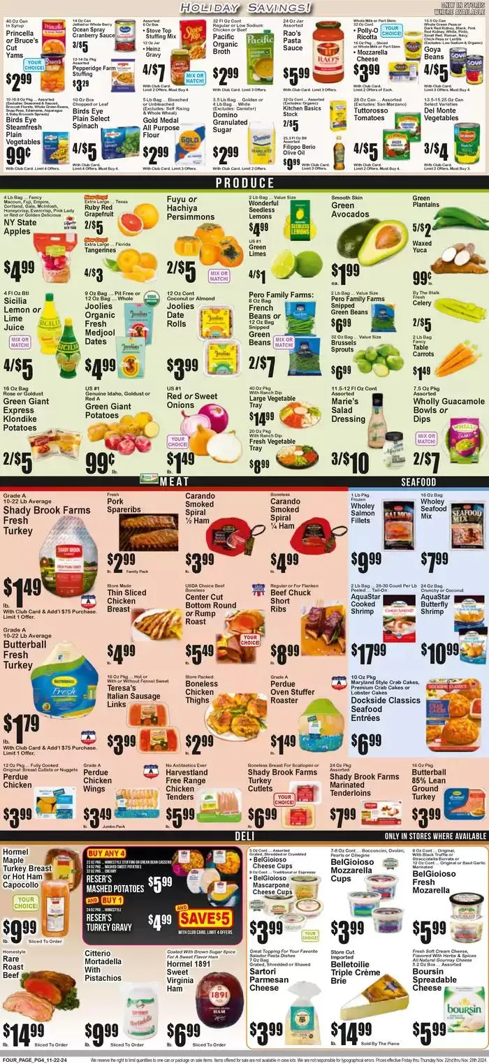 Weekly ad Exclusive deals for our customers from November 22 to November 28 2024 - Page 4
