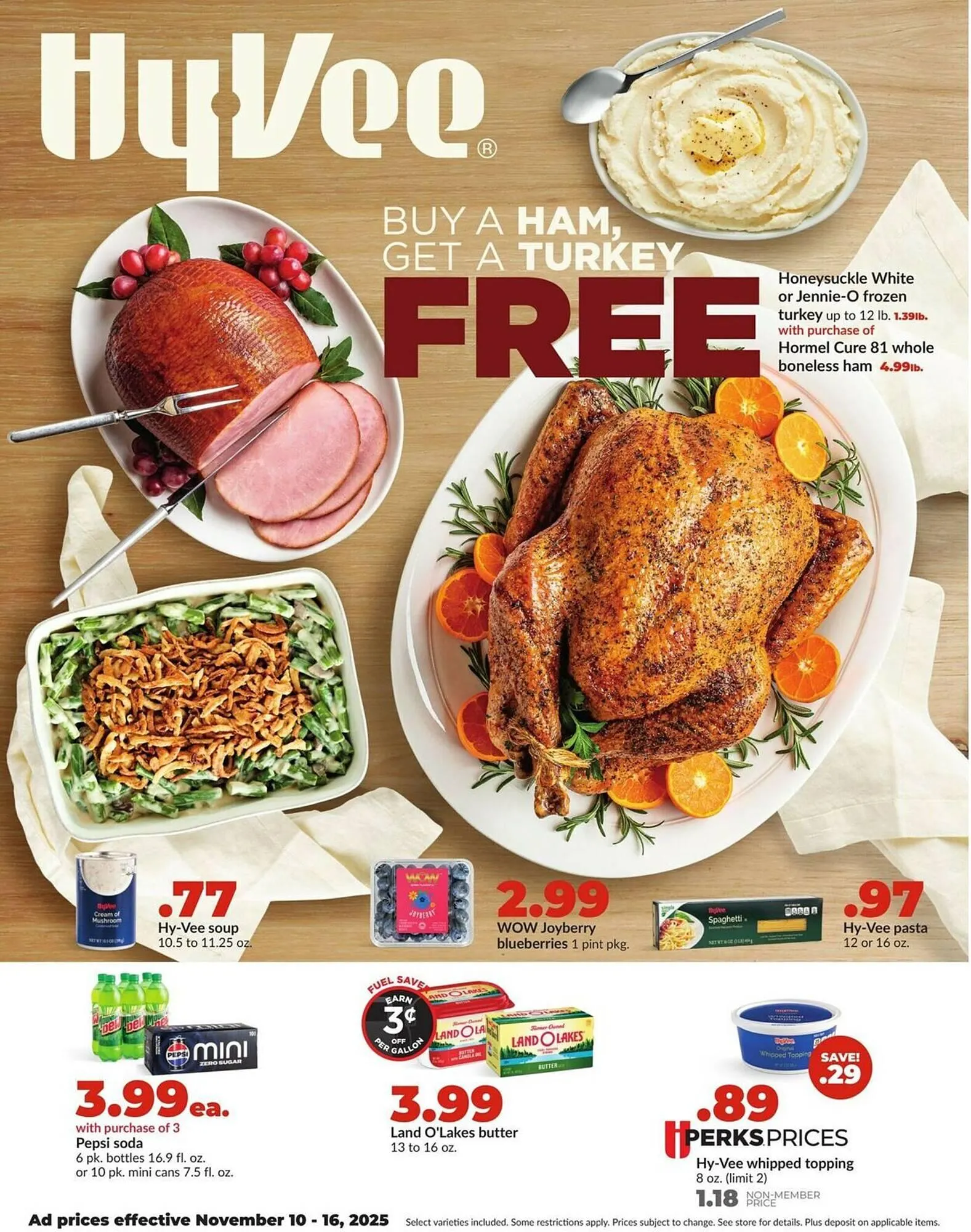 Weekly ad Hy-Vee weekly ad from November 10 to November 16 2025 - Page 1