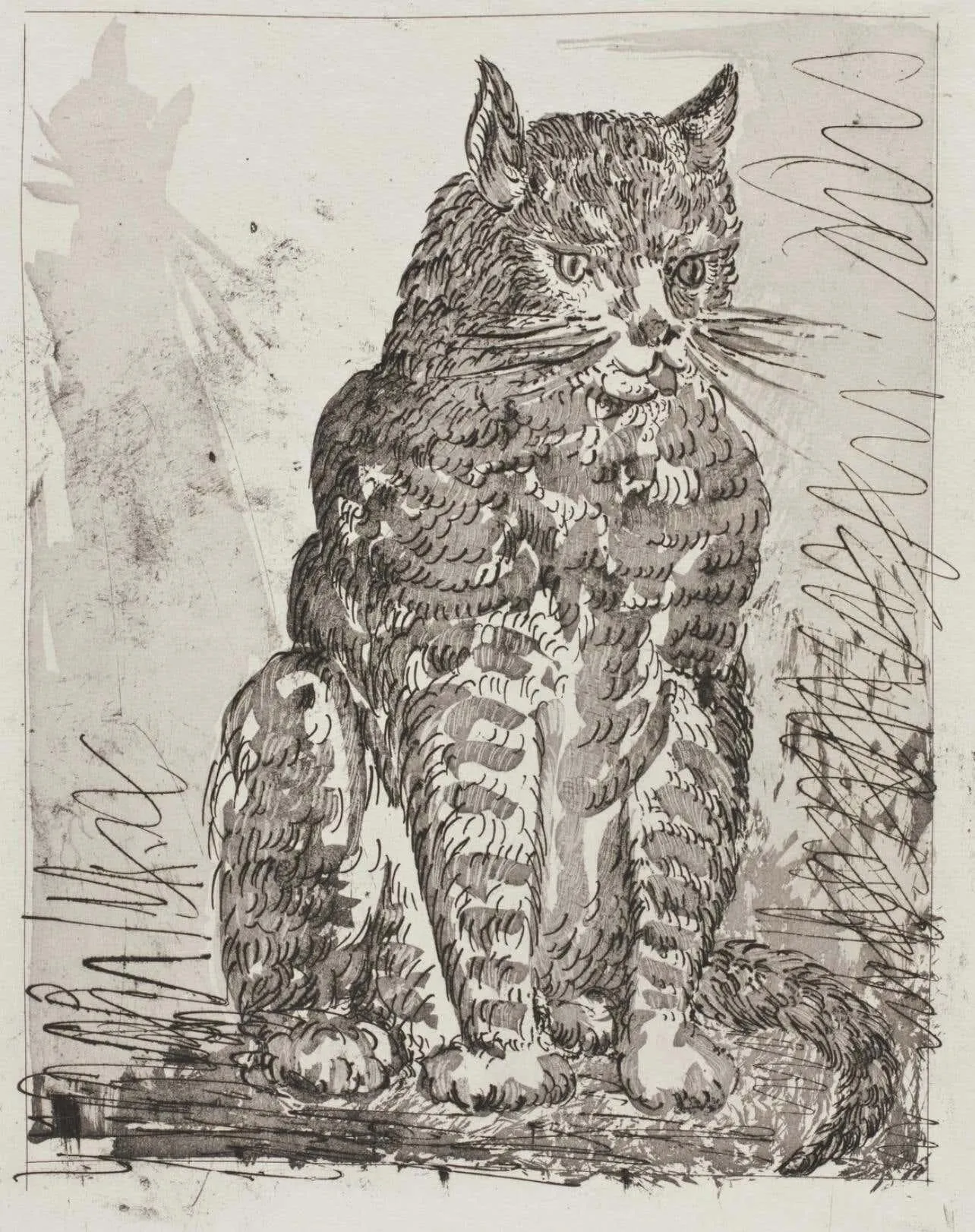 Picasso, Le Chat, Histoire naturelle (after)