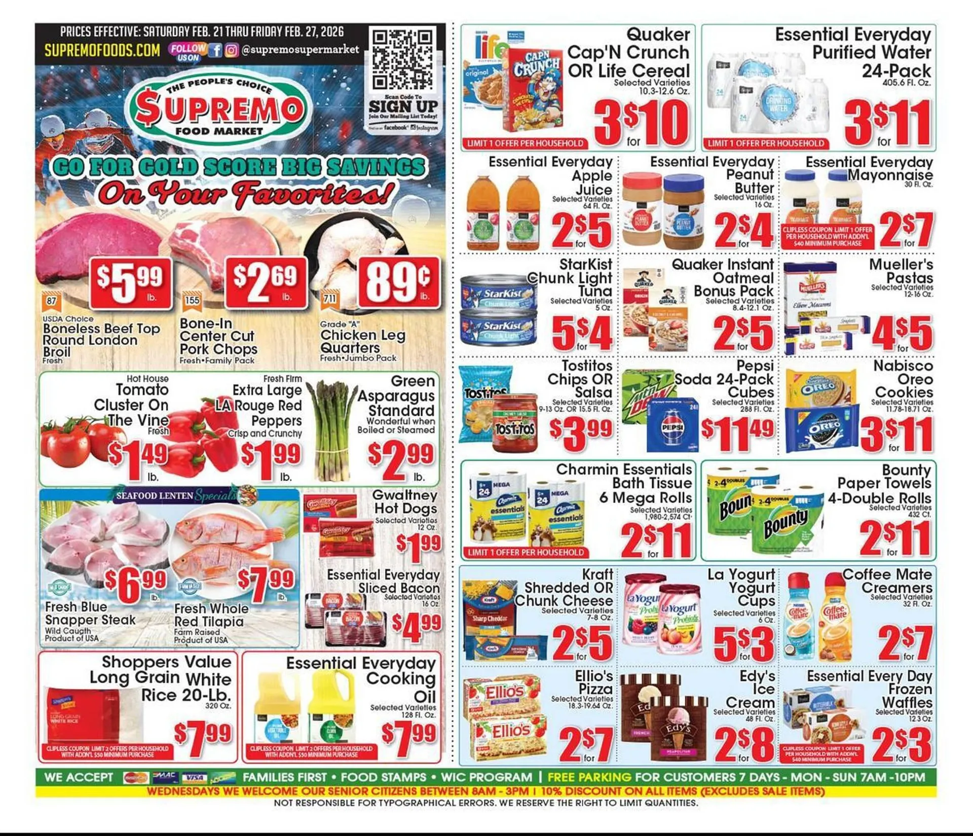 Weekly ad Supremo Foods Inc weekly ad from February 21 to February 27 2026 - Page 1
