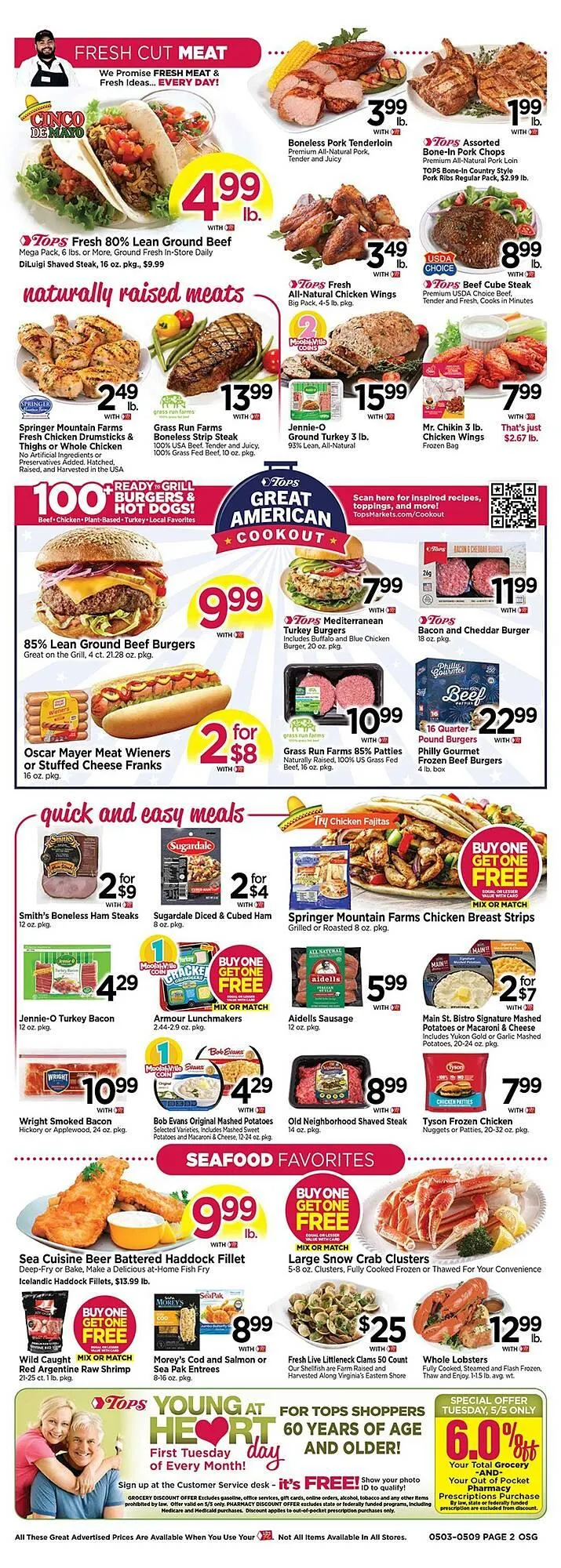 Weekly promotion Tops weekly ad spanning from May 3 to May 9 2026 - Page 2 for Catalogue 365
