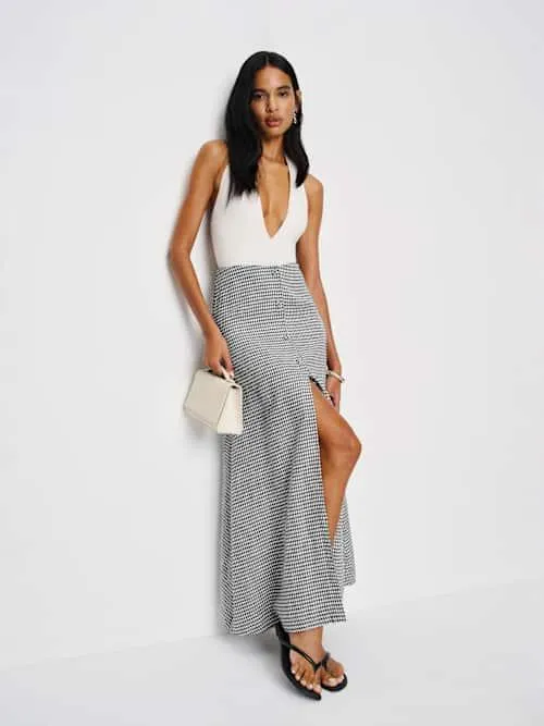Andi Linen Maxi Skirt