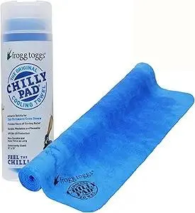 FROGG TOGGS Chilly Pad, Instant Cooling Towel, Long Lasting, Reusable, Sports and Outdoors Neck Towel 33x13