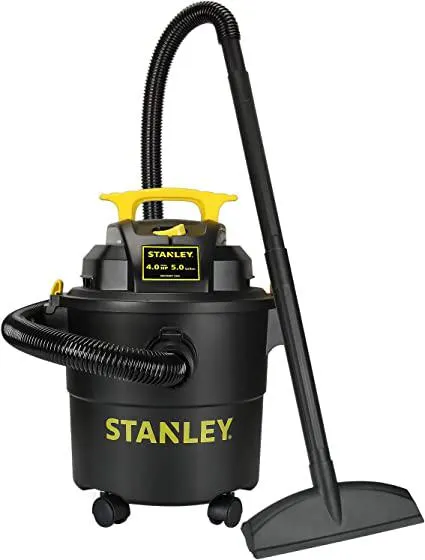 Stanley SL18115P Wet/Dry Vacuum, 5 Gallon, 4 Horsepower, 4.0 HP AC, Black