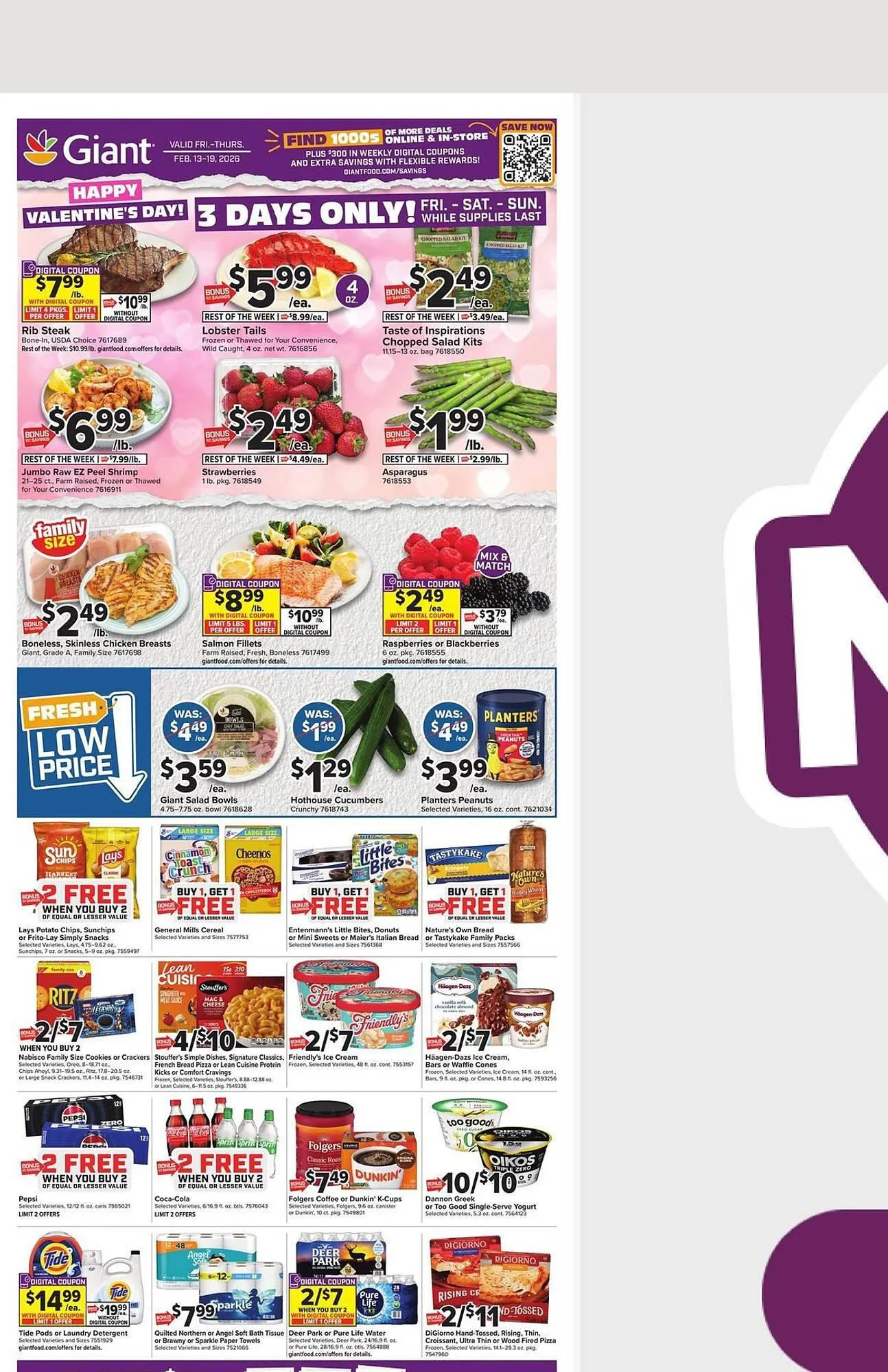 Giant Food weekly ad - 1