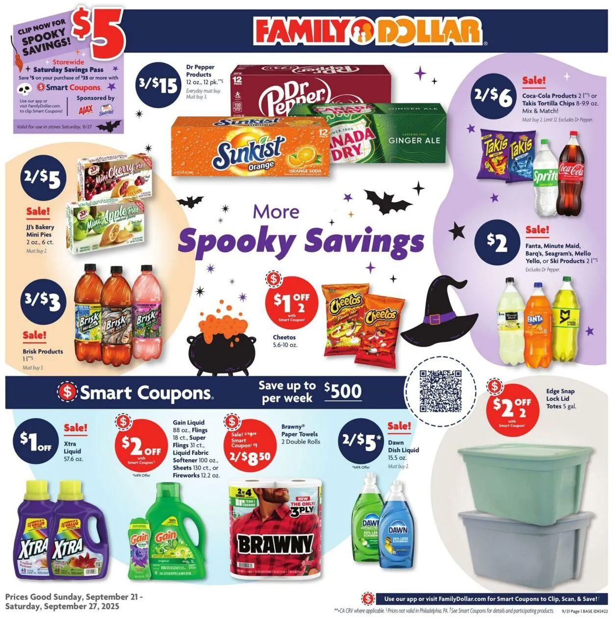 Weekly ad Family Dollar Current weekly ad from September 21 to September 27 2025 - Page 1