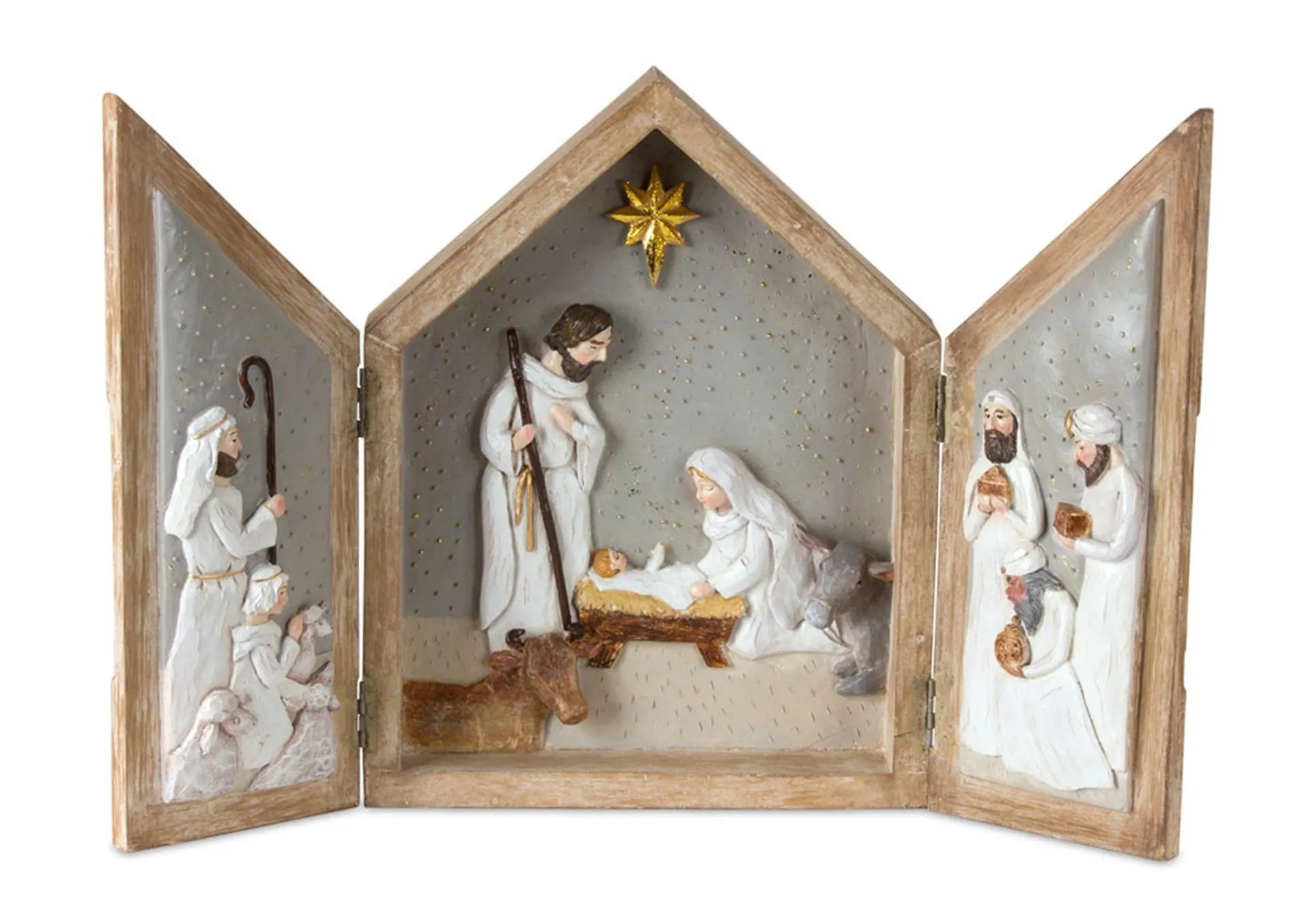Nativity Arch Box with Tri Fold Design 16"