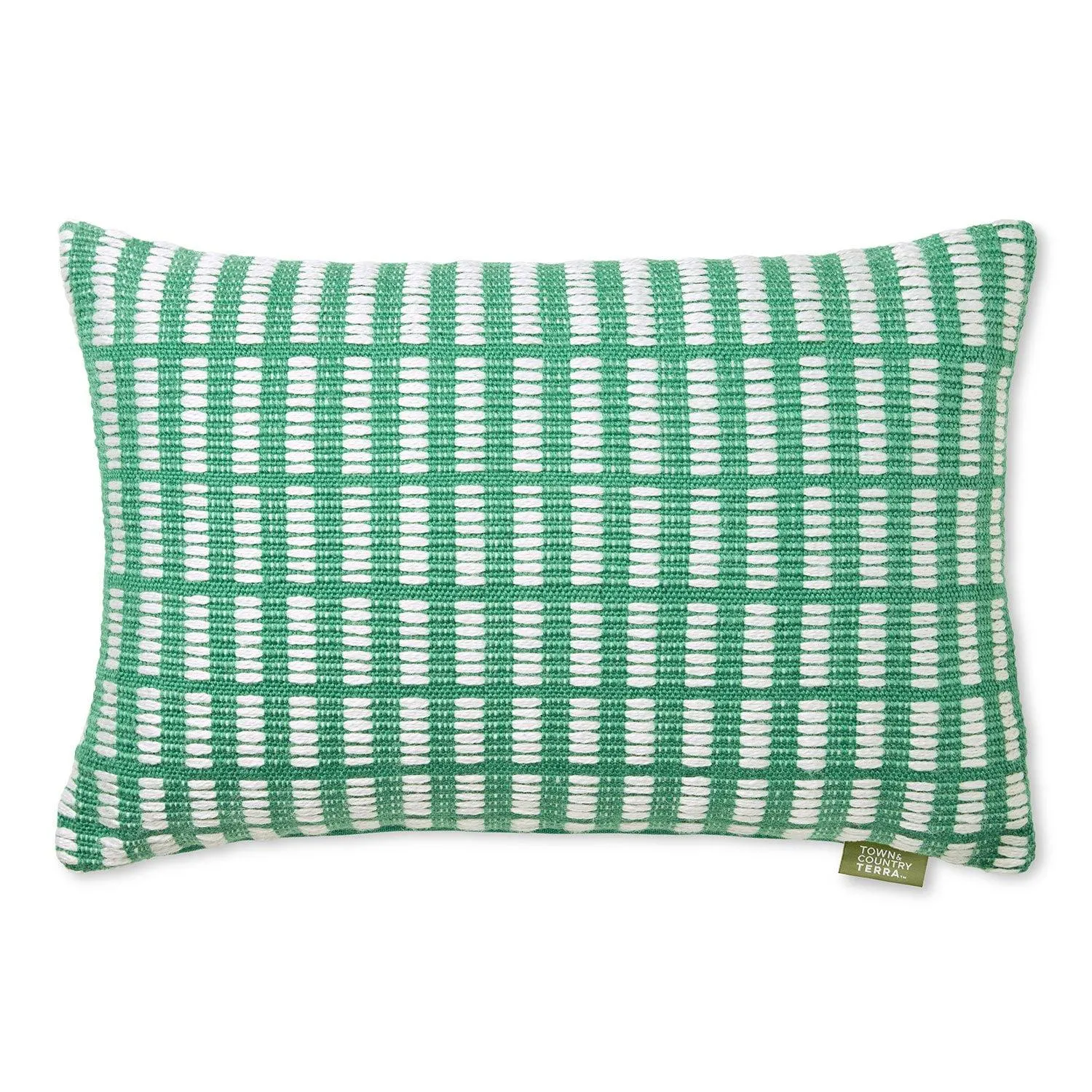 Town & Country Terra Alara Textured Geo Stripe Decorative Pillow