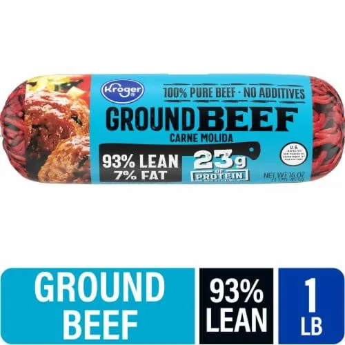 Kroger® 93/7 Ground Beef Roll 1 LB