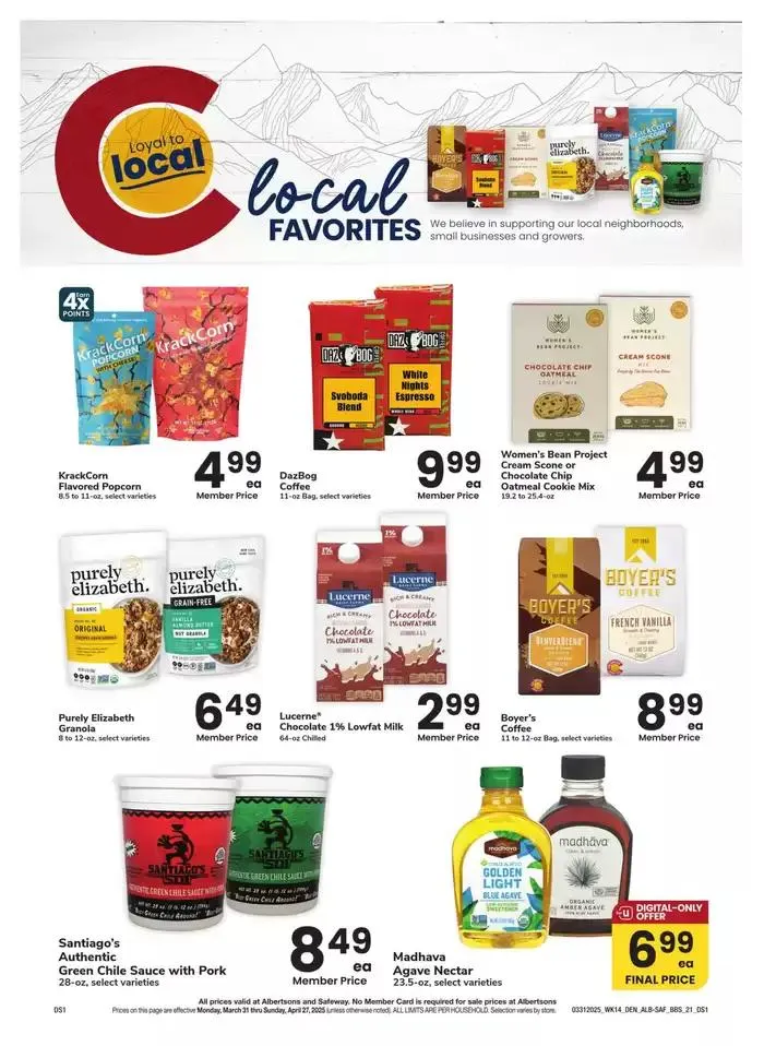 Weekly ad  Albertsons - Denver - BBS from March 31 to April 27 2025 - Page 21