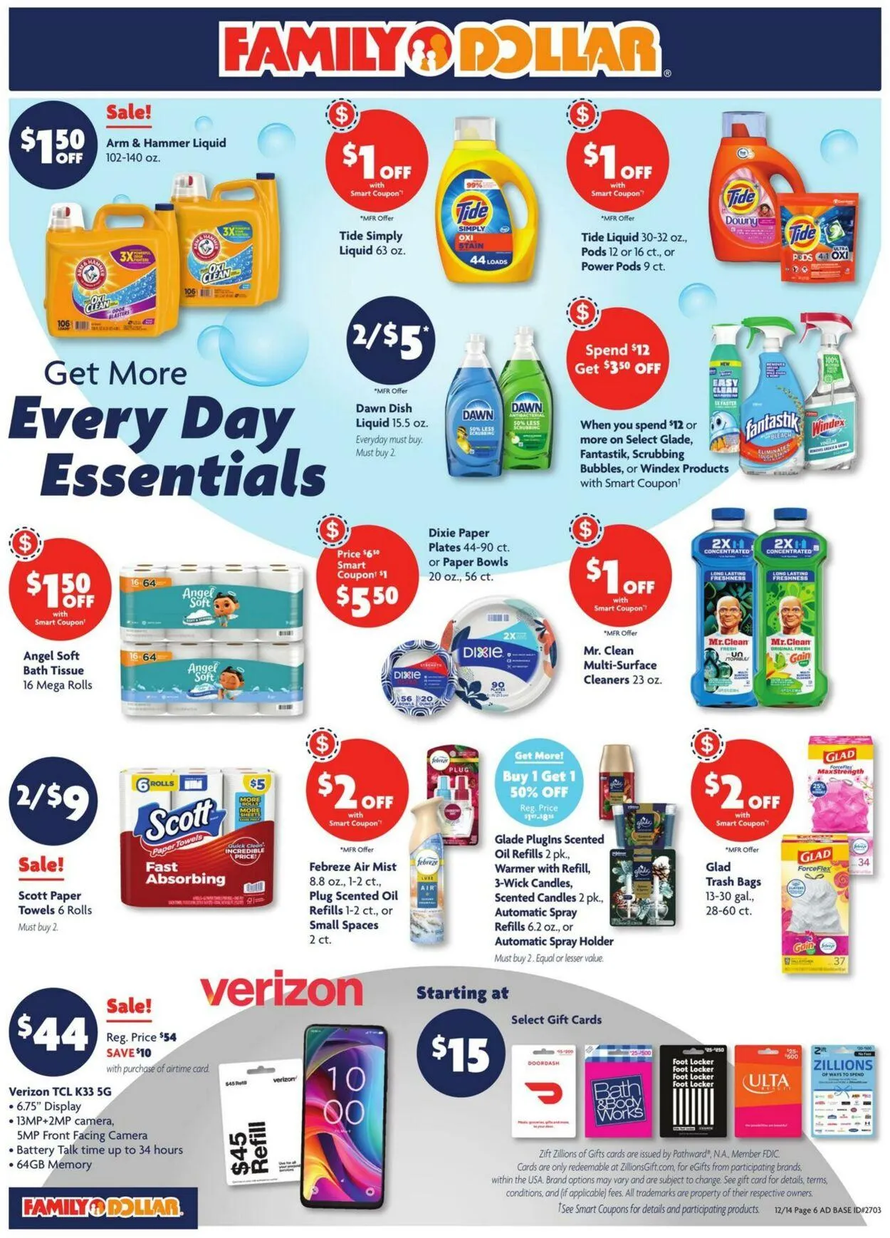Weekly promotion Family Dollar Current weekly ad spanning from December 14 to December 20 2025 - Page 11 for Catalogue 365