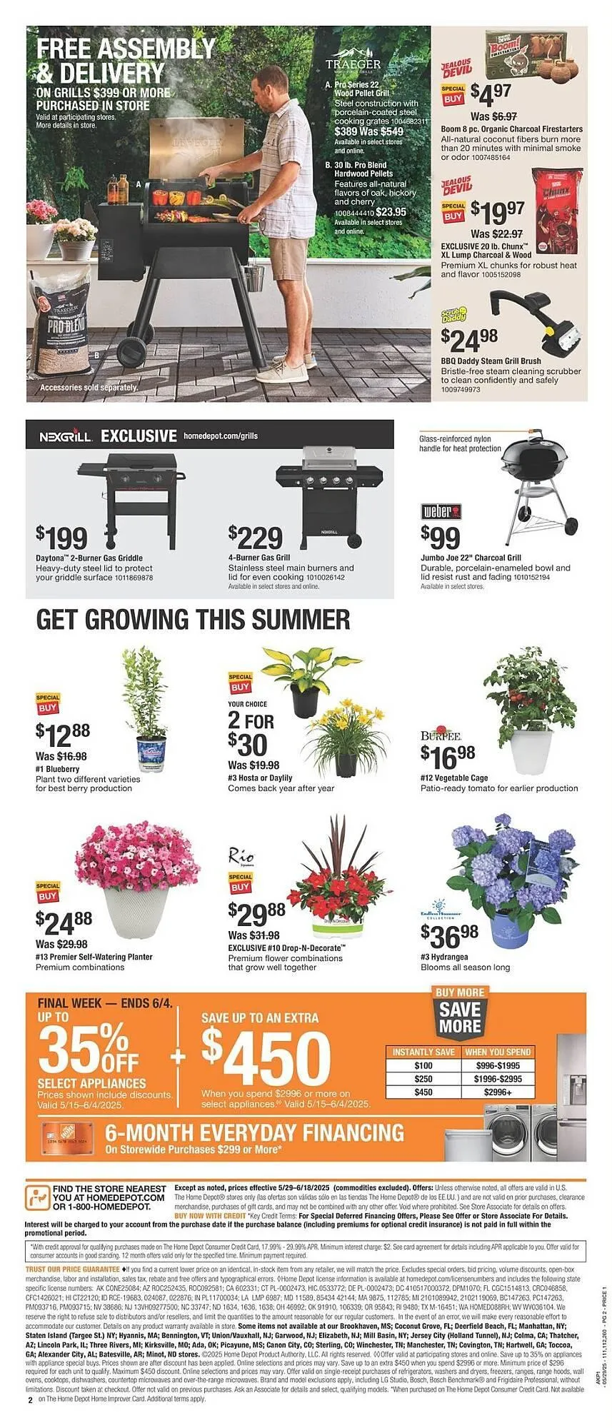 Catálogo de The Home Depot Weekly Ad 29 de mayo al 18 de junio 2025 - Página 2