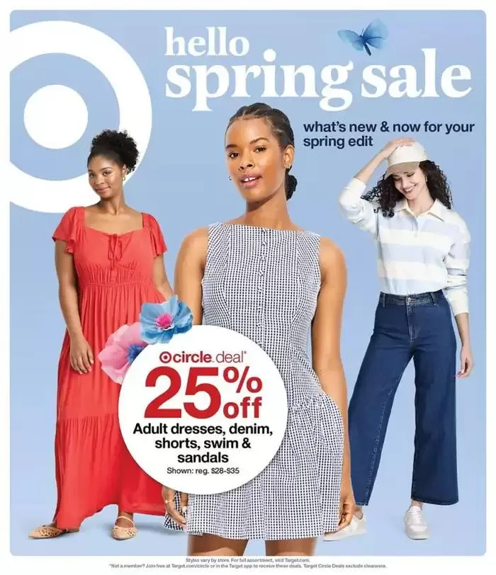 Weekly ad Target flyer from March 13 to March 27 2025 - Page 1