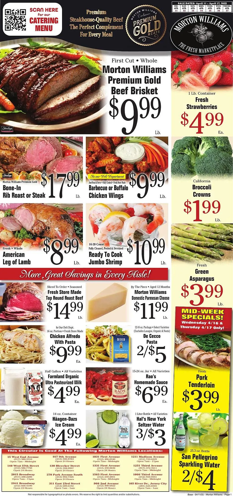 Weekly ad Morton Williams Weekly Ad from April 11 to April 17 2025 - Page 1