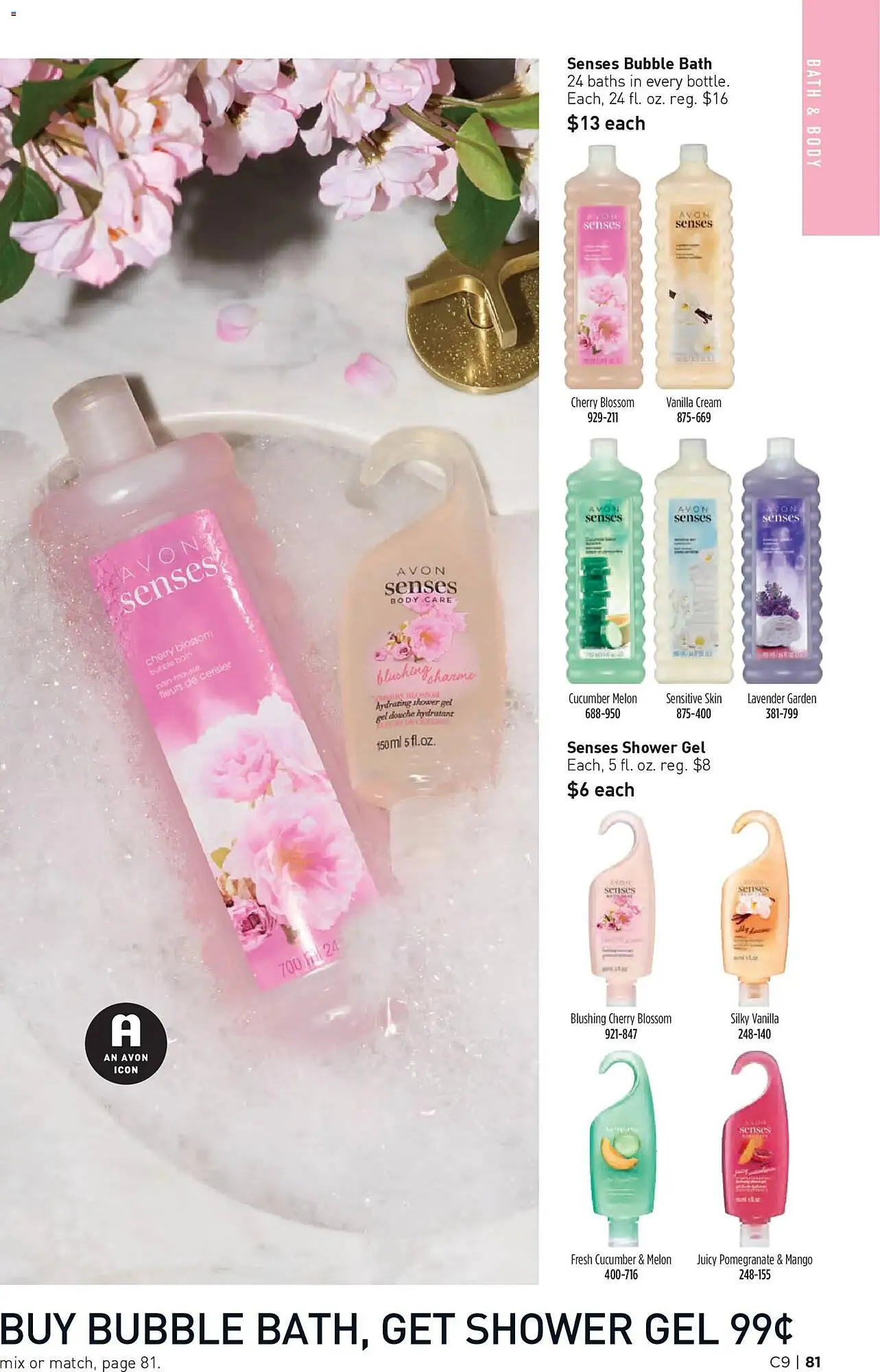 Weekly promotion Avon weekly ad spanning from April 22 to May 6 2026 - Page 81 for Catalogue 365