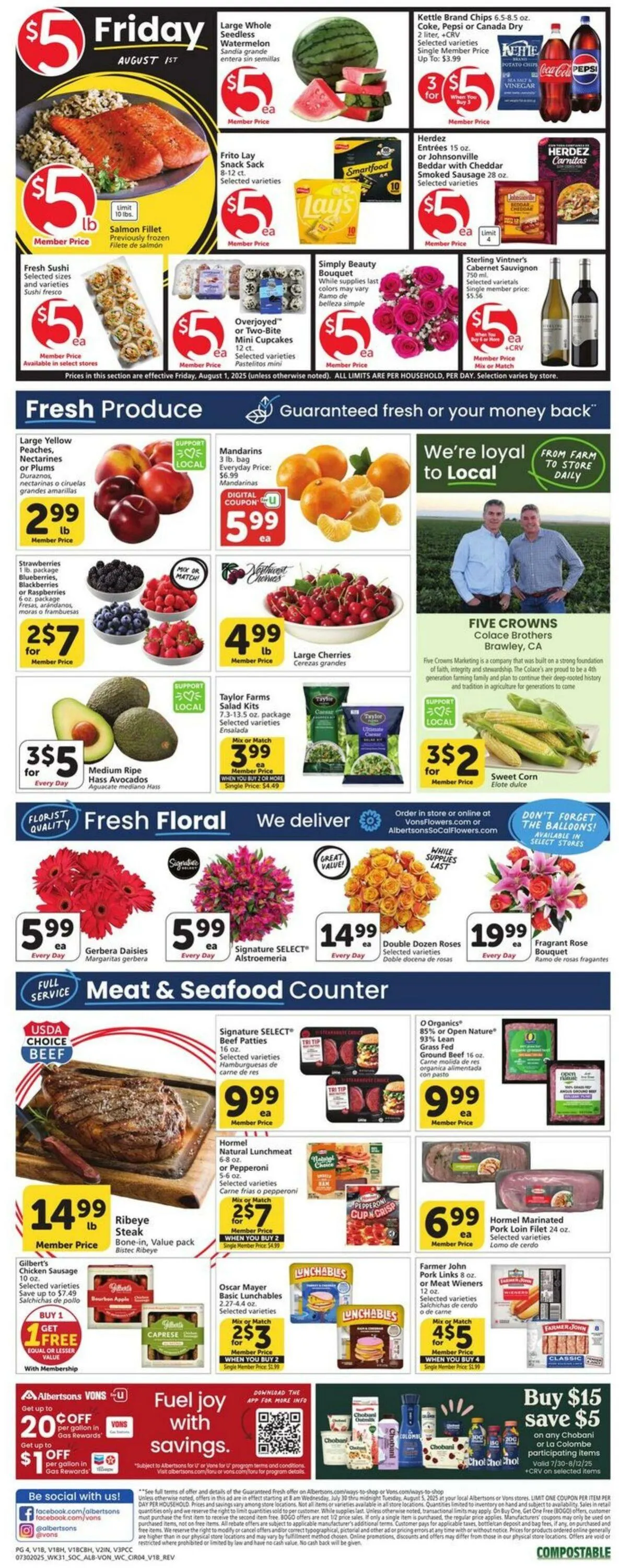 Catálogo de Vons Current weekly ad 30 de julio al 5 de agosto 2025 - Página 3