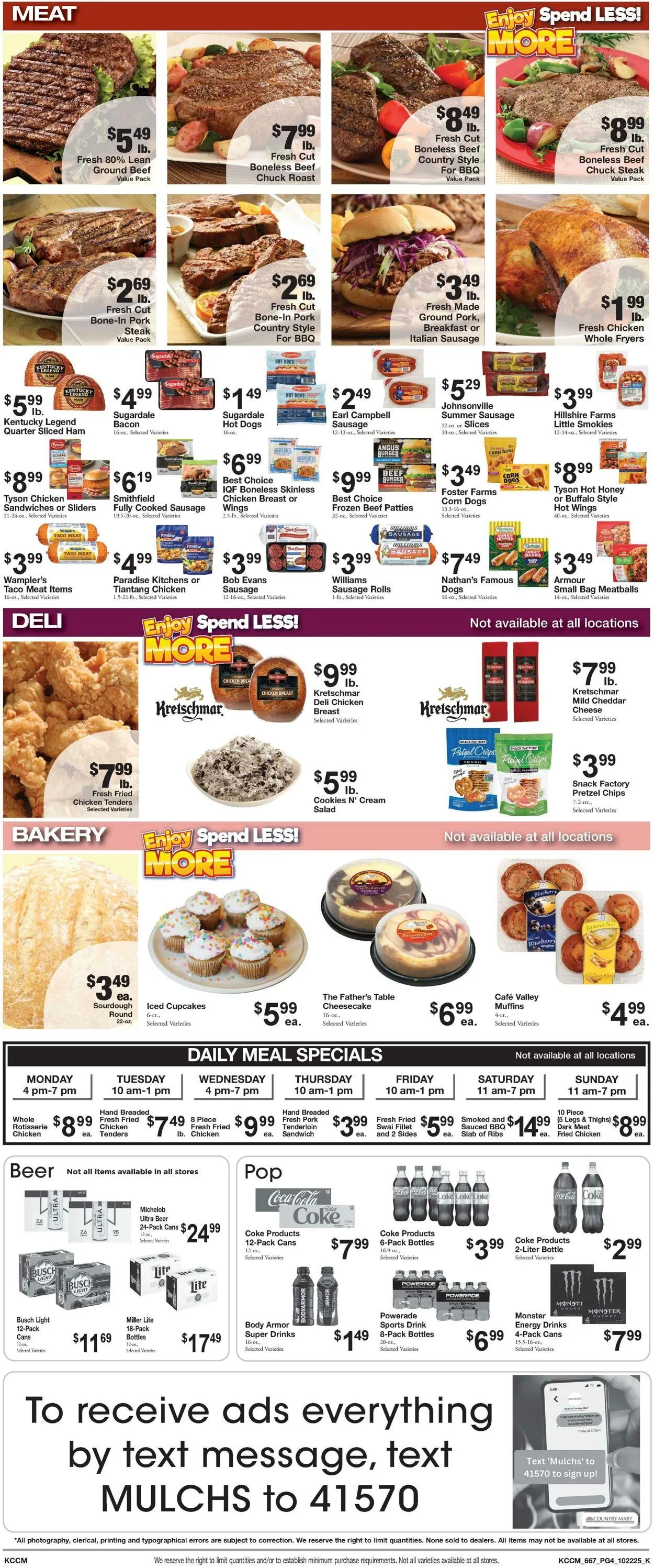 Weekly ad Country Mart from October 21 to October 27 2025 - Page 4