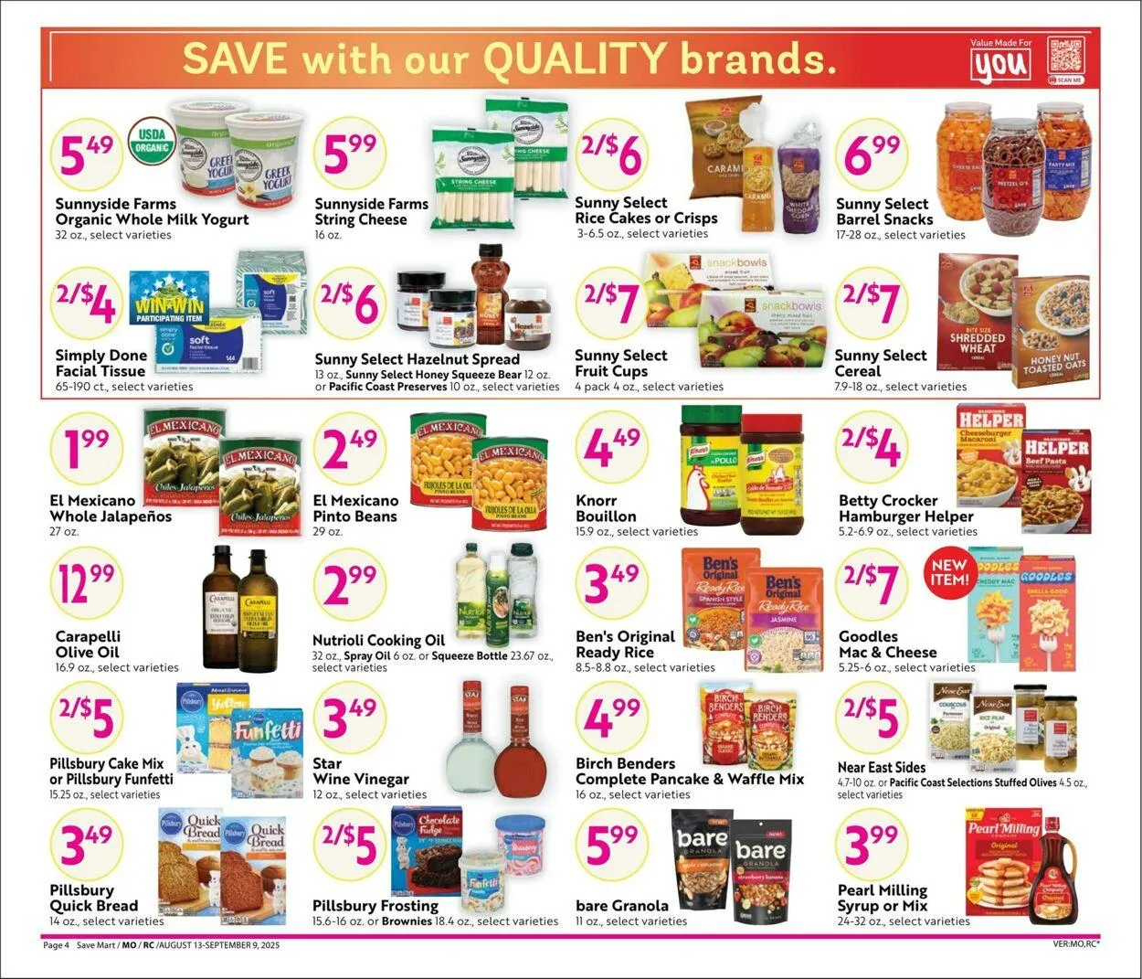 Weekly ad Save Mart Current weekly ad from August 13 to September 9 2025 - Page 4