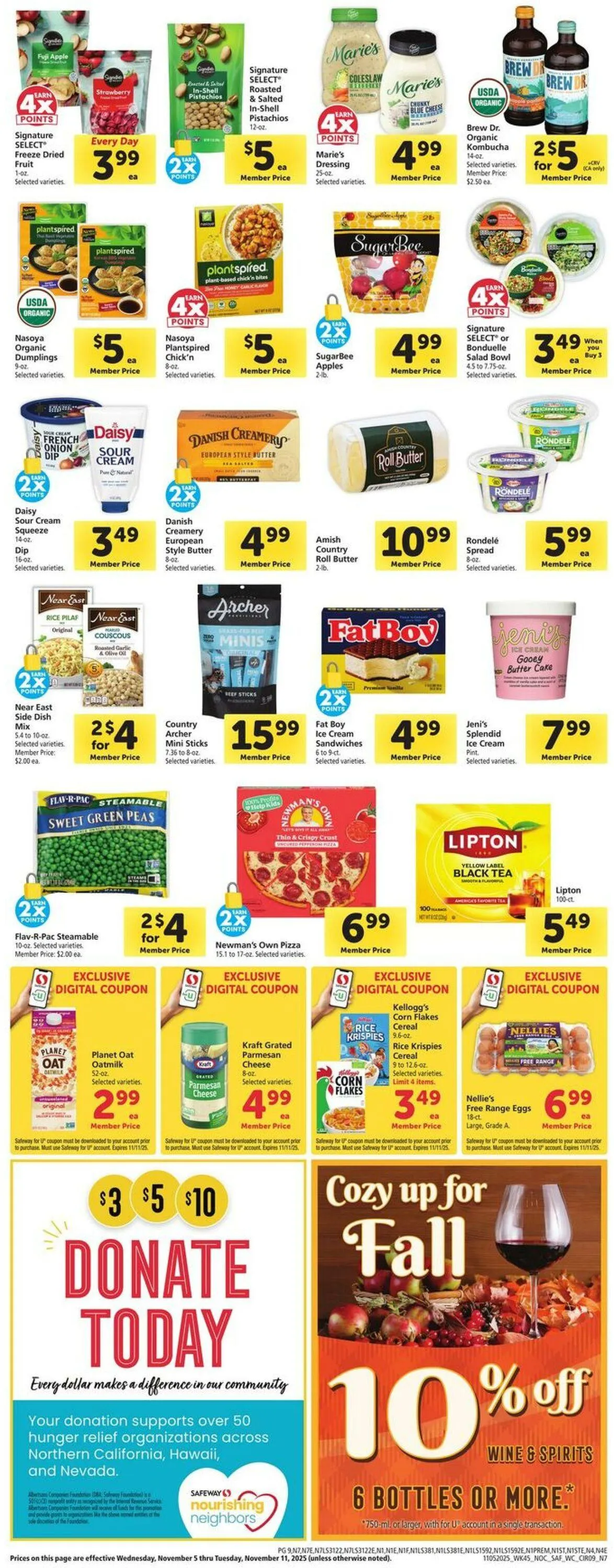 Catálogo de Safeway Current weekly ad 5 de noviembre al 11 de noviembre 2025 - Página 9
