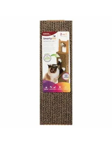 SmartyKat Scratch Up+ with Catnip Infusion Technology Corrugate Hanging Cat Scratch Pad, Reversible