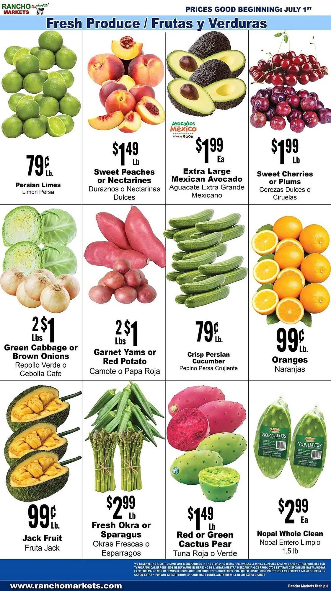 Weekly ad Rancho Markets Weekly Ad from July 1 to July 7 2025 - Page 3