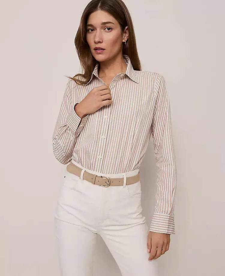 Weekend Collection Striped Relaxed Perfect Shirt