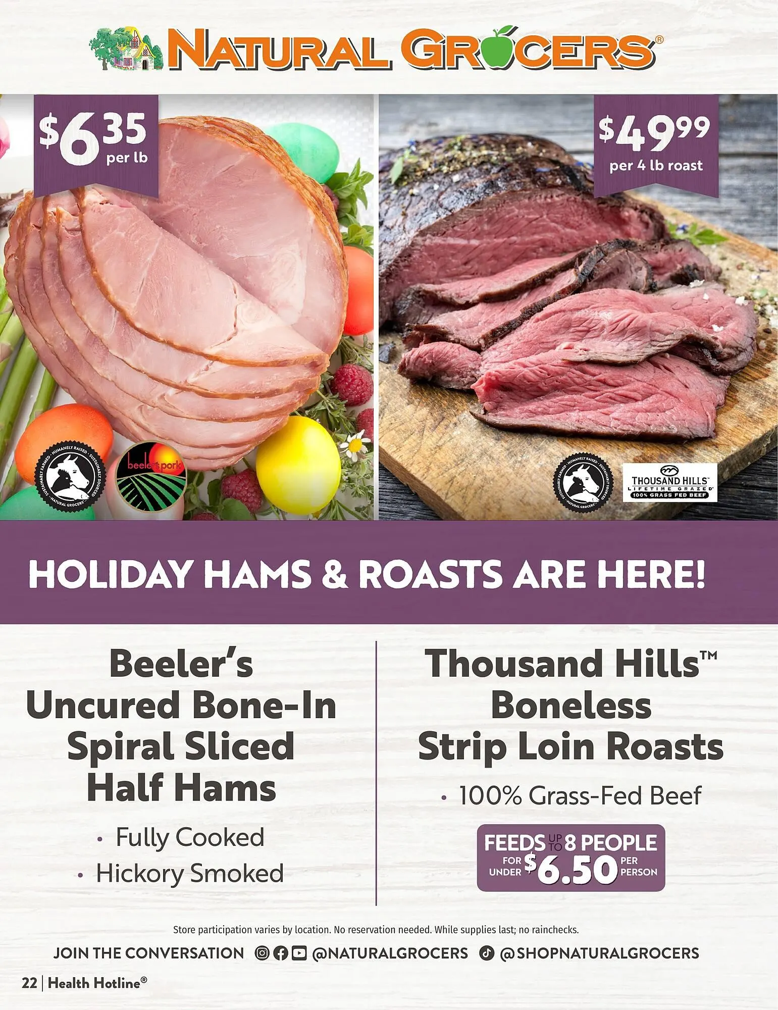 Weekly ad Natural Grocers ad from April 18 to April 26 2025 - Page 22