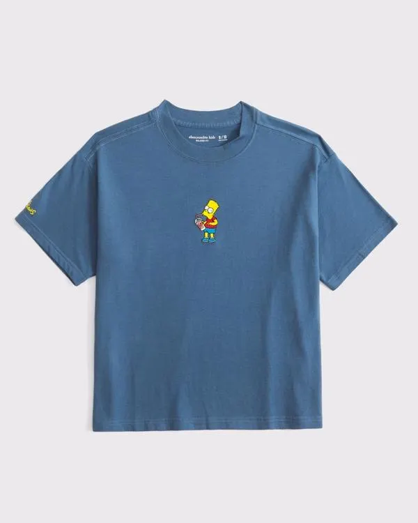 the simpsons graphic tee