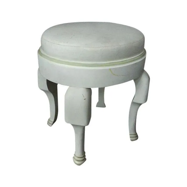 1970s Wooden Elephant Footed Bench