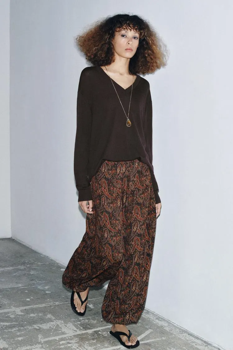 PAISLEY BLOOMER PANTS ZW COLLECTION