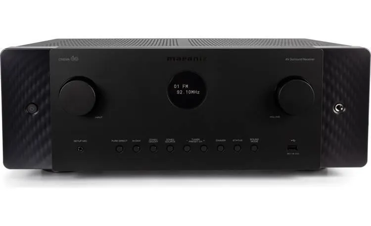 Marantz Cinema 60 7.2-channel home theater receiver with Dolby Atmos®, Bluetooth®, Apple AirPlay® 2, and Amazon Alexa compatibility