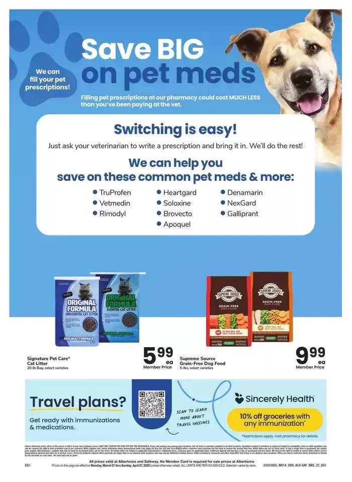 Weekly ad Albertsons - Denver - BBS from March 31 to April 27 2025 - Page 22