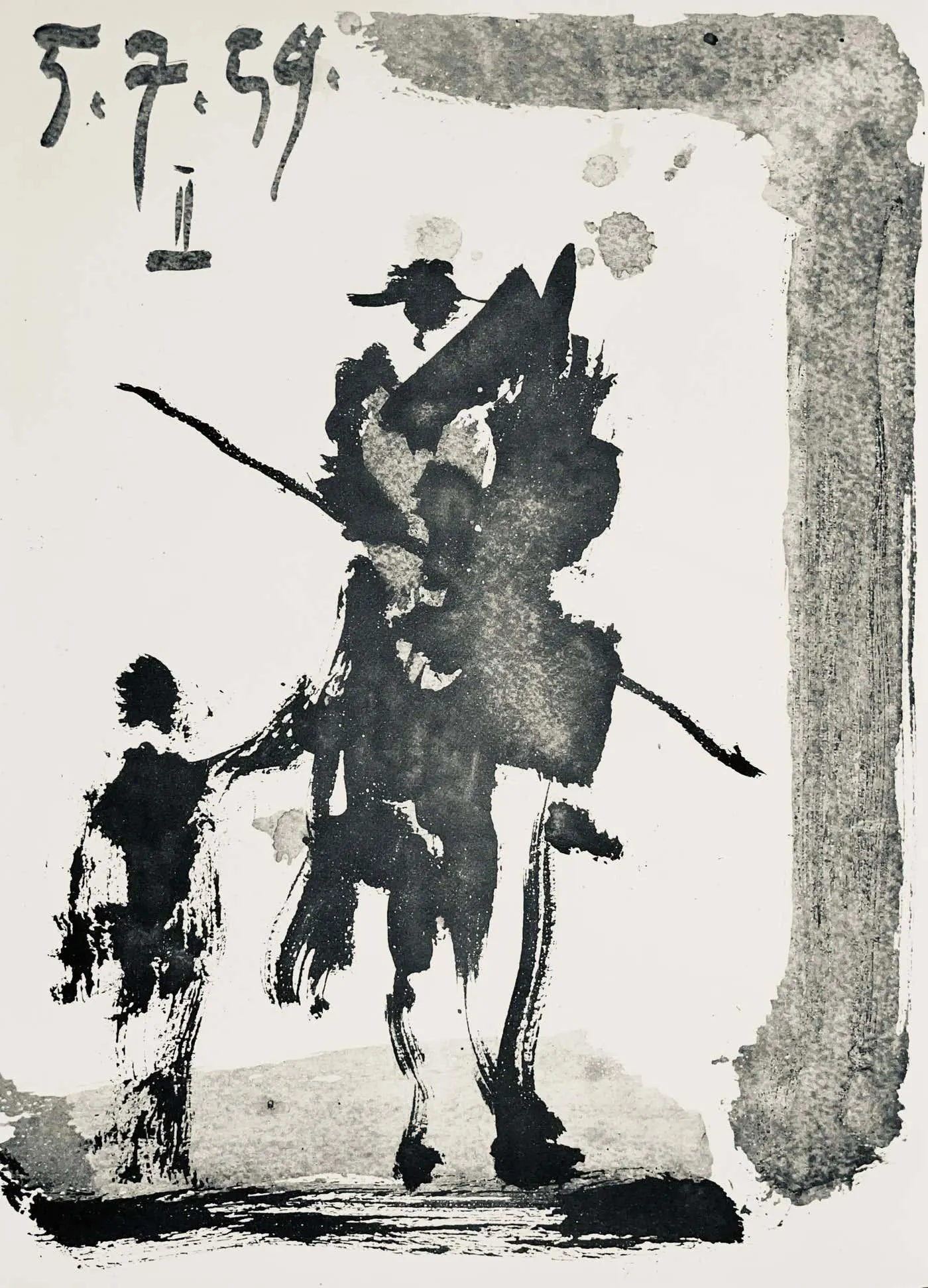 Picasso, Composition (Bloch 1276; Czwiklitzer 23), Toros y Toreros (after)