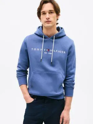Embroidered Tommy Logo Hoodie
